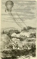 An illustration from Wonderful ballon ascents : or, The conquest of the skies. A history of balloons and balloon voyages (1870)