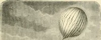 An illustration from Wonderful ballon ascents : or, The conquest of the skies. A history of balloons and balloon voyages (1870)
