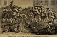 An illustration from Wonders of bodily strength and skill, in all ages and countries (1885)