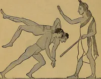 An illustration from Wonders of bodily strength and skill, in all ages and countries (1885)