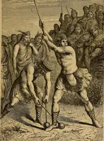 An illustration from Wonders of bodily strength and skill, in all ages and countries (1885)