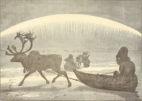 An illustration from The wonders of the heavens, being a popular view of astronomy, including a full illustration of the mechanism of the heavens; embracing the sun, moon, and stars, with descriptions of the planets, comets, fixed stars, double stars, the constellations, the galaxy, or milky-way, the zodiacal light, aurora borealis, or norhtern lights, meteors, clouds, falling stars, aërolites, &c (1837)