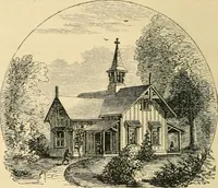 An illustration from Woodward's architecture, landscape gardening, and rural art. no. I.--1867 [-no. II.--1868] (1872)