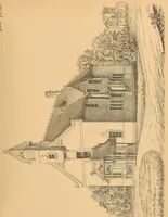 An illustration from Woodward's national architect; containing ... original designs, plans and details, to working scale, for the practical construction of dwelling houses for the country, suburb and village.With full and complete sets of specifications and an estimate of the cost of each design (1869)