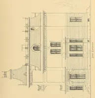 Picture 8 of 16 from Woodward's national architect; containing ... original designs, plans and details, to working scale, for the practical construction of dwelling houses for the country, suburb and village.With full and complete sets of specifications and an estimate of the cost of each design (1869), leaf 119
