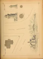 An illustration from Woodward's national architect; containing ... original designs, plans and details, to working scale, for the practical construction of dwelling houses for the country, suburb and village.With full and complete sets of specifications and an estimate of the cost of each design (1869)