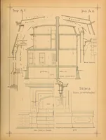 An illustration from Woodward's national architect; containing ... original designs, plans and details, to working scale, for the practical construction of dwelling houses for the country, suburb and village.With full and complete sets of specifications and an estimate of the cost of each design (1869)