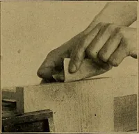 Picture 85 of 249 from Woodwork for the grades, for use in manual training classes; fully illustrated with three hundred half-tone engravings from actual shop practice, and many working drawings of educational shop problems (1913), leaf 104