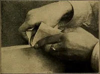 An illustration from Woodwork for the grades, for use in manual training classes; fully illustrated with three hundred half-tone engravings from actual shop practice, and many working drawings of educational shop problems (1913)