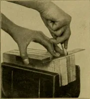 Picture 127 of 249 from Woodwork for the grades, for use in manual training classes; fully illustrated with three hundred half-tone engravings from actual shop practice, and many working drawings of educational shop problems (1913), leaf 135