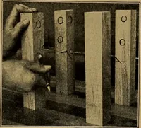 An illustration from Woodwork for the grades, for use in manual training classes; fully illustrated with three hundred half-tone engravings from actual shop practice, and many working drawings of educational shop problems (1913)