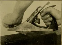 An illustration from Woodwork for the grades, for use in manual training classes; fully illustrated with three hundred half-tone engravings from actual shop practice, and many working drawings of educational shop problems (1913)