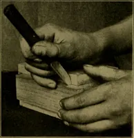 Picture 198 of 249 from Woodwork for the grades, for use in manual training classes; fully illustrated with three hundred half-tone engravings from actual shop practice, and many working drawings of educational shop problems (1913), leaf 197