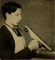 Picture 8 of 249 from Woodwork for the grades, for use in manual training classes; fully illustrated with three hundred half-tone engravings from actual shop practice, and many working drawings of educational shop problems (1913), leaf 24
