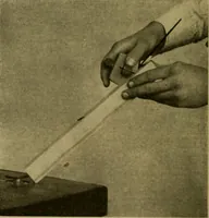 An illustration from Woodwork for the grades, for use in manual training classes; fully illustrated with three hundred half-tone engravings from actual shop practice, and many working drawings of educational shop problems (1913)