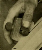 An illustration from Woodwork for the grades, for use in manual training classes; fully illustrated with three hundred half-tone engravings from actual shop practice, and many working drawings of educational shop problems (1913)