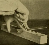 Picture 32 of 249 from Woodwork for the grades, for use in manual training classes; fully illustrated with three hundred half-tone engravings from actual shop practice, and many working drawings of educational shop problems (1913), leaf 57