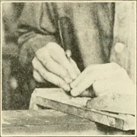 An illustration from Woodwork for secondary schools; a text-book for high schools and colleges, prevocational and elementary industrial schools (1916)