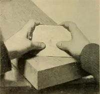 An illustration from Woodworking for beginners; a manual for amateurs (1900)