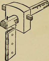 An illustration from Woodwork joints; how they are set out, how made and where used; with four hundred and thirty illustrations and a complete index of eleven hundred references (1921)