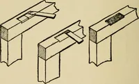 An illustration from Woodwork joints; how they are set out, how made and where used; with four hundred and thirty illustrations and a complete index of eleven hundred references (1921)