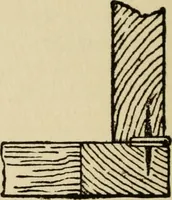 An illustration from Woodwork joints; how they are set out, how made and where used; with four hundred and thirty illustrations and a complete index of eleven hundred references (1921)