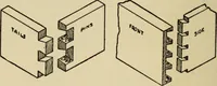 An illustration from Woodwork joints; how they are set out, how made and where used; with four hundred and thirty illustrations and a complete index of eleven hundred references (1921)