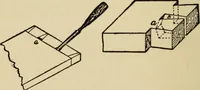 An illustration from Woodwork joints; how they are set out, how made and where used; with four hundred and thirty illustrations and a complete index of eleven hundred references (1921)