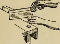 An illustration from Woodwork joints; how they are set out, how made and where used; with four hundred and thirty illustrations and a complete index of eleven hundred references (1921)