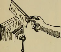 An illustration from Woodwork joints; how they are set out, how made and where used; with four hundred and thirty illustrations and a complete index of eleven hundred references (1921)
