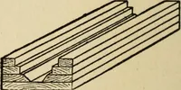 An illustration from Woodwork joints; how they are set out, how made and where used; with four hundred and thirty illustrations and a complete index of eleven hundred references (1921)