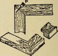 An illustration from Woodwork joints; how they are set out, how made and where used; with four hundred and thirty illustrations and a complete index of eleven hundred references (1921)