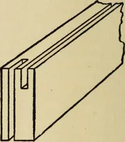 An illustration from Woodwork joints; how they are set out, how made and where used; with four hundred and thirty illustrations and a complete index of eleven hundred references (1921)