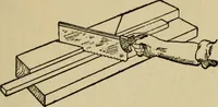 An illustration from Woodwork joints; how they are set out, how made and where used; with four hundred and thirty illustrations and a complete index of eleven hundred references (1921)