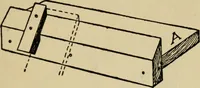 An illustration from Woodwork joints; how they are set out, how made and where used; with four hundred and thirty illustrations and a complete index of eleven hundred references (1921)