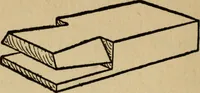 An illustration from Woodwork joints; how they are set out, how made and where used; with four hundred and thirty illustrations and a complete index of eleven hundred references (1921)