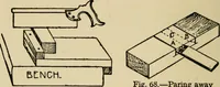 An illustration from Woodwork joints; how they are set out, how made and where used; with four hundred and thirty illustrations and a complete index of eleven hundred references (1921)