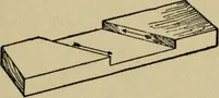 An illustration from Woodwork joints; how they are set out, how made and where used; with four hundred and thirty illustrations and a complete index of eleven hundred references (1921)