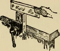 An illustration from Woodwork joints; how they are set out, how made and where used; with four hundred and thirty illustrations and a complete index of eleven hundred references (1921)