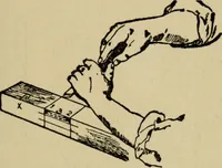 An illustration from Woodwork joints; how they are set out, how made and where used; with four hundred and thirty illustrations and a complete index of eleven hundred references (1921)