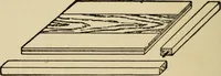 An illustration from Woodwork joints; how they are set out, how made and where used; with four hundred and thirty illustrations and a complete index of eleven hundred references (1921)