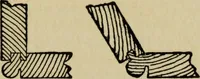 An illustration from Woodwork joints; how they are set out, how made and where used; with four hundred and thirty illustrations and a complete index of eleven hundred references (1921)
