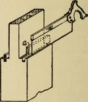 An illustration from Woodwork joints; how they are set out, how made and where used; with four hundred and thirty illustrations and a complete index of eleven hundred references (1921)