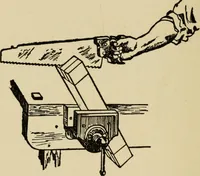 An illustration from Woodwork joints; how they are set out, how made and where used; with four hundred and thirty illustrations and a complete index of eleven hundred references (1921)