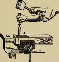 An illustration from Woodwork joints; how they are set out, how made and where used; with four hundred and thirty illustrations and a complete index of eleven hundred references (1921)