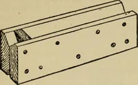 An illustration from Woodwork joints; how they are set out, how made and where used; with four hundred and thirty illustrations and a complete index of eleven hundred references (1921)