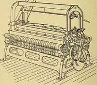 An illustration from Woolen and worsted fabrics glossary; containing instructions for the manufacture of every known grade and variety of woolen and worsted fabrics .. (1914)
