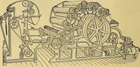 An illustration from Woolen and worsted fabrics glossary; containing instructions for the manufacture of every known grade and variety of woolen and worsted fabrics .. (1914)