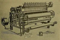An illustration from Woolen and worsted fabrics glossary; containing instructions for the manufacture of every known grade and variety of woolen and worsted fabrics .. (1914)