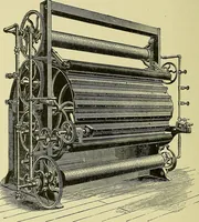 An illustration from Woolen and worsted finishing; a practical manual of instruction in the methods and machinery used in finishing woolen and worsted goods in general, and the processes involved in the special treatment of all types of standard fabrics (1909)